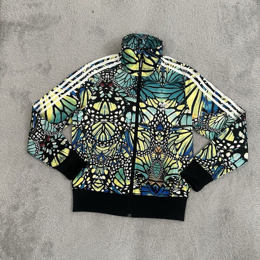 ADIDAS Farm RIO 2014 Butterfly Monarch Zip Track Jacket Chaqueta Firebird Sz M